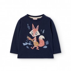 BOBOLI παιδική μπλούζα αγόρι 392082-2440 μπλε